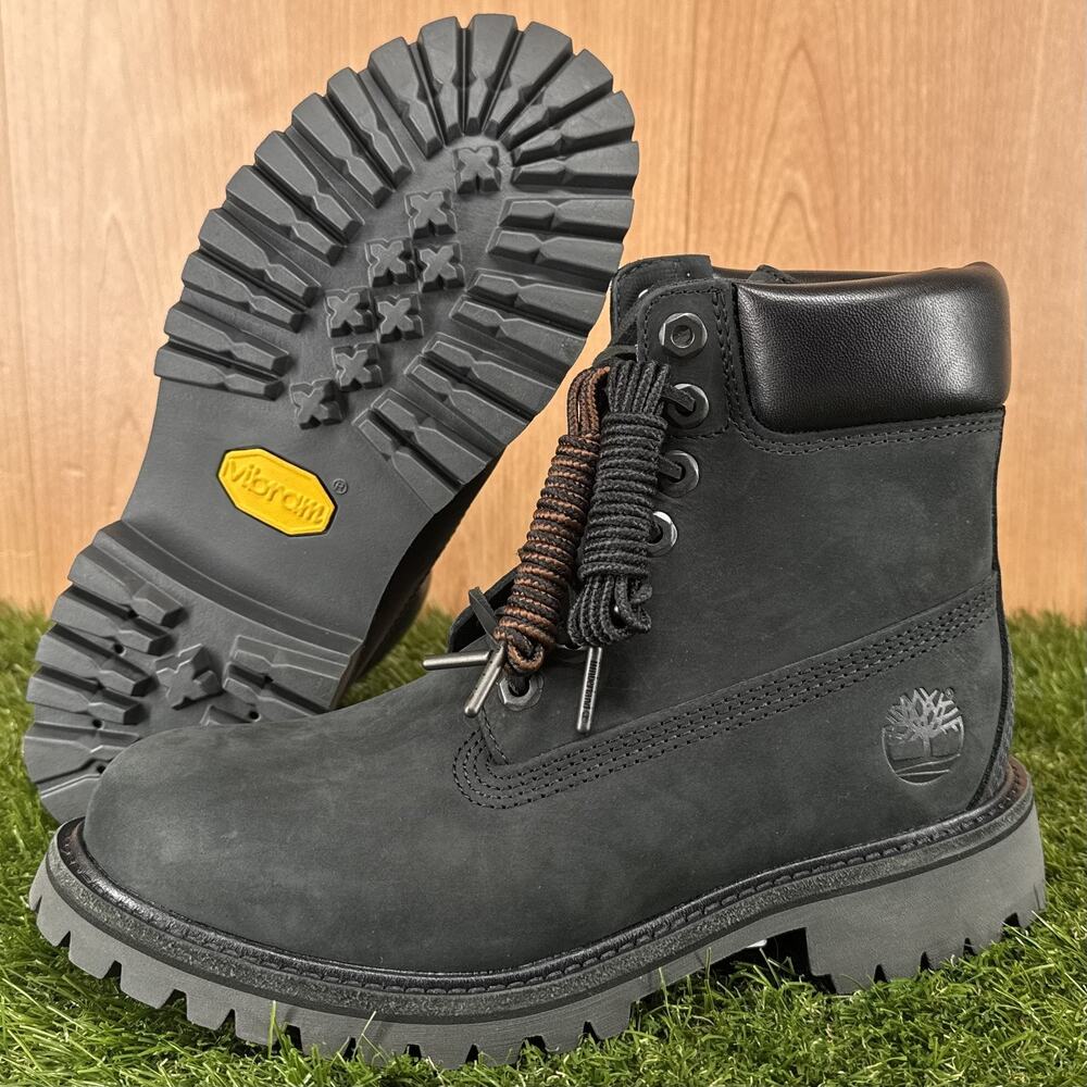 Timberland 6 Inch Luxe Waterproof Boot Black Boots TB0A26TTW05 Men's Size 5